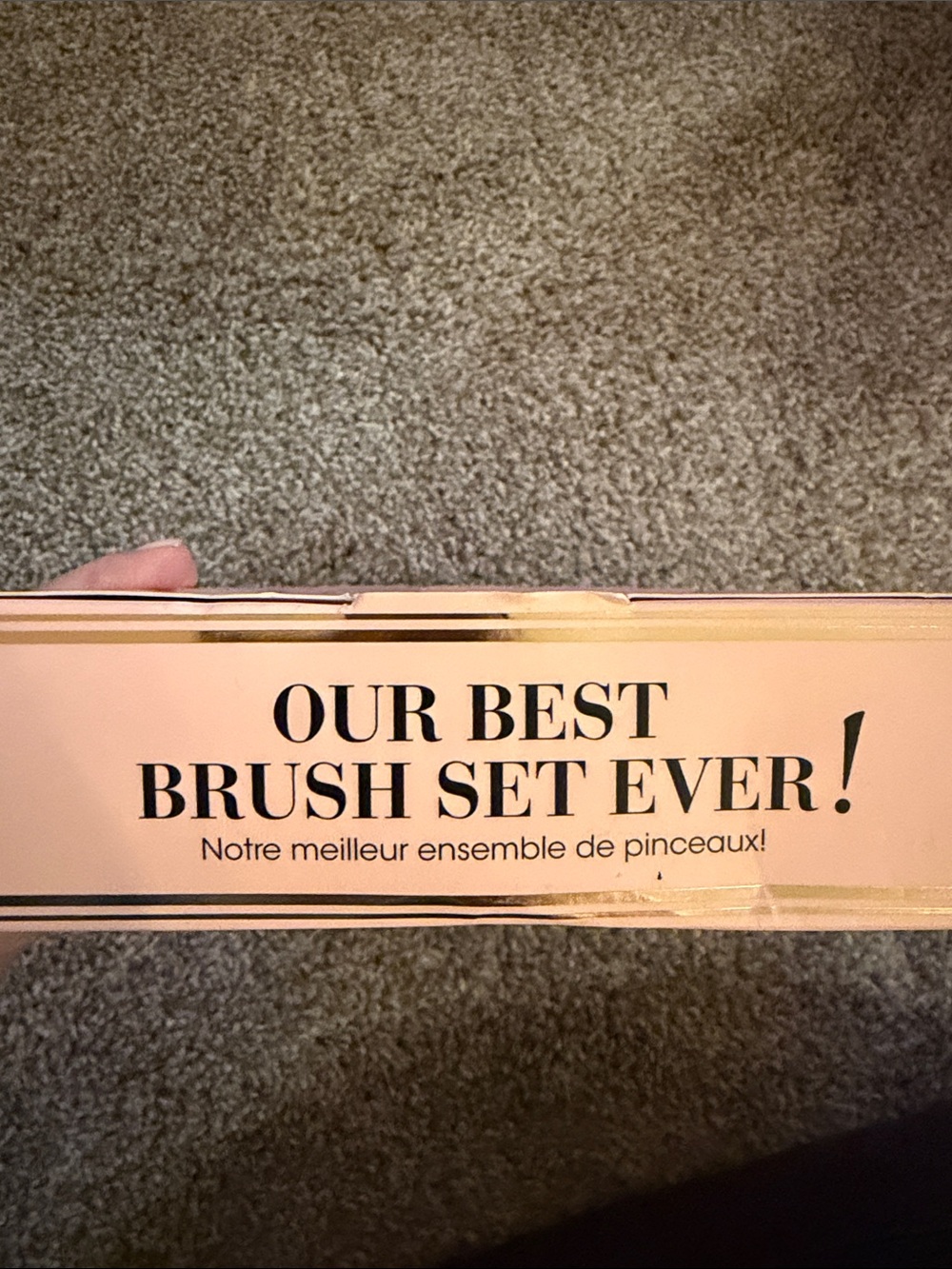 Too Faced Pink and Gold Teddy Bear Brush Set - Picture 3 of 3